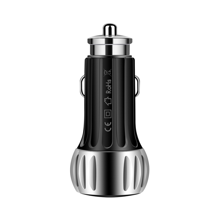 YSY-310QC18W QC3.0 USB-autolader met twee poorten voor Apple / Huawei / Samsung / Xiaomi, YSY-310QC18W, Car Charger