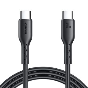 JOYROOM SA26-CC3 Flash Charge-serie 60 W USB-C / Type-C naar USB-C / Type-C snellaadgegevenskabel, 1m