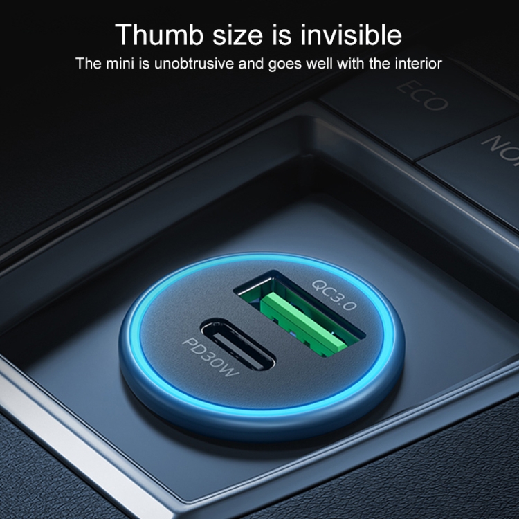 MOMAX UC18 30W dubbele poort QC3.0 snellader voor in de auto