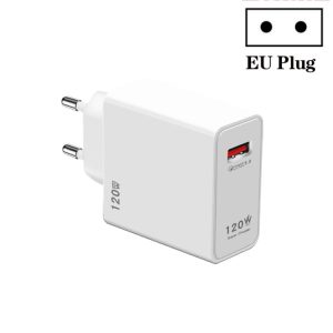 120W USB Super Fast Charging Charger Geschikt voor Xiaomi 12 / 12 Pro en Huawei / vivo, EU Plug, US Plug, UK Plug
